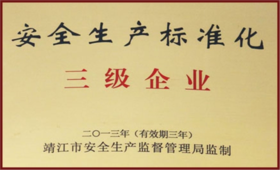 安全生产标准化三级单位